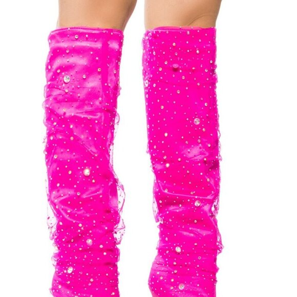 AZALEA WANG " LUXE LUXURY " FUCHSIA BOOTIE( BRAND NEW !!!!!!!!!!!!! - Picture 3 of 8